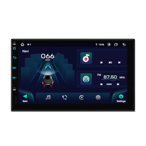 XTRONS 7 Zoll Android 13 Octa Core 4GB 64GB Autoradio Multimedia Player Eingebauter 4G/CarAutoPlay/Android Auto/DSP Unterstützung GPS Pip Bluetooth 5.0 2 Din Universal von XTRONS