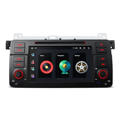 XTRONS 7 Zoll Android 13 Octa Core 4GB 64GB Autoradio Multimedia Player Eingebauter 4G/CarAutoPlay/Android Auto/DSP Unterstützung GPS Pip Bluetooth 5.0 DVD USB SD Für BMW E46 Rover 75 MG ZT von XTRONS