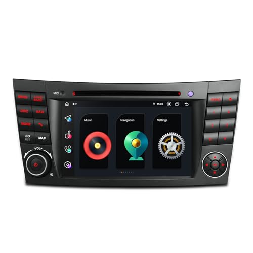 XTRONS 7 Zoll Android 14 Octa Core 4GB 64GB Autoradio Multimedia Player Eingebauter 4G LTE/CarAutoPlay/Android Auto/DSP Unterstützung GPS Pip Bluetooth 5.0 DVD für Mercedes Benz E-Klasse W211 XTRONS 7 Zoll Android 14 Octa Core 4GB 64GB Autoradio Multimedia Player Eingebauter 4G LTE/CarAutoPlay/Android Auto/DSP Unterstützung GPS Pip Bluetooth 5.0 DVD für Mercedes Benz E-Klasse W211 von XTRONS