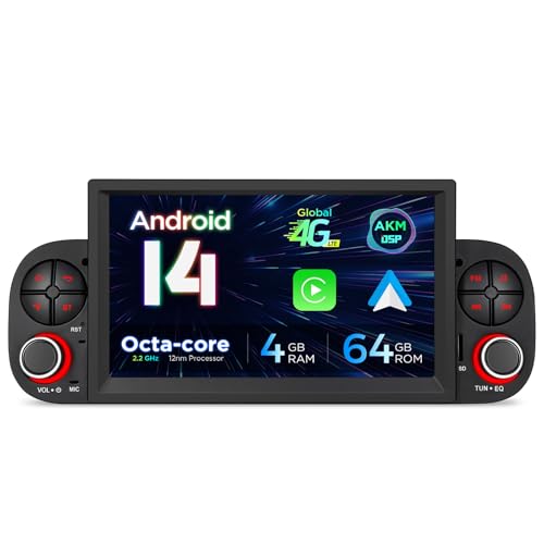 XTRONS 7 Zoll Android 14 Autoradio Car Stereo Multimedia Player Octa Core 4GB 64GB für FIAT Panda Eingebautes 4G LTE Car Play Android Auto AKM DSP GPS Bluetooth 5.0 WiFi Optional DAB OBD TPMS DVR XTRONS 7 Zoll Android 14 Autoradio Car Stereo Multimedia Player Octa Core 4GB 64GB für FIAT Panda Eingebautes 4G LTE Car Play Android Auto AKM DSP GPS Bluetooth 5.0 WiFi Optional DAB OBD TPMS DVR von XTRONS