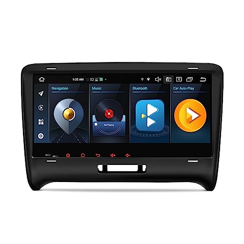 XTRONS 8.8 Zoll Android 12 Autoradio Octa Core 8+128 QLED 1280 * 480 IPS Bildschirm Eingebauter CarAutoPlay Android Auto 4G LTE ROHM DSP Optional OBD DVR DAB+ TPMS Für Audi TT Mk2 8J(2006-2012) von XTRONS