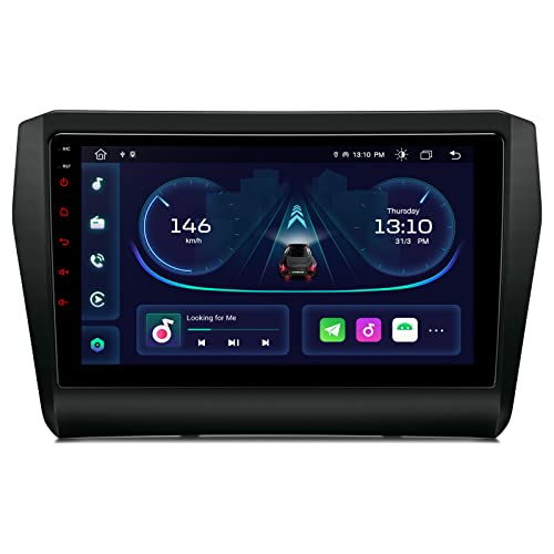 XTRONS 9 Zoll 1280 * 720 HD IPS Touchscreen Android 12 Autoradio Octa Core 2+32 Eingebautes CarAutoPlay/Android Auto/DSP Unterstützung WiFi/AHD-Kamera/GPS für Suzuki Swift(2017-2022) von XTRONS