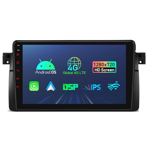 XTRONS 9 Zoll Android 13 Autoradio Octa Core 2GB 32GB Eingebautes 4G DSP WiFi Bluetooth 5.0 GPS-Navigation 1280 * 720 HD IPS-Bildschirm Optionaler DAB+ DVR TPMS OBD für BMW E46 M3 Rover 75 MG ZT von XTRONS