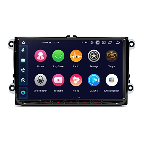 XTRONS Android 12 Autoradio 9 Zoll QLED Display Multimedia Player Octa Core 8GB 128GB Eingebauter 4G LTE/CarAutoPlay/Android Auto/ROHM DSP 1280 * 720 IPS Bildschirm für VW Skoda SEAT von XTRONS