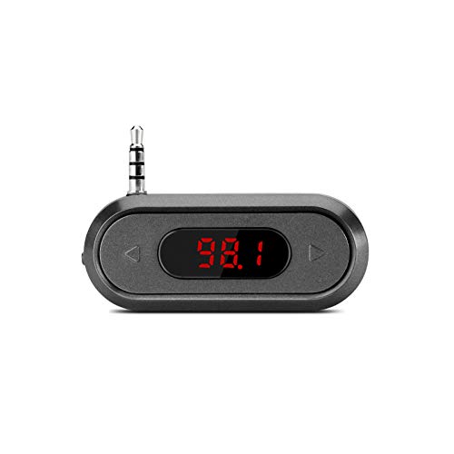 XTRONS Wireless FM Transmitter Mini AUX Adapter mit 3,5 mm Buchse kabellos von XTRONS