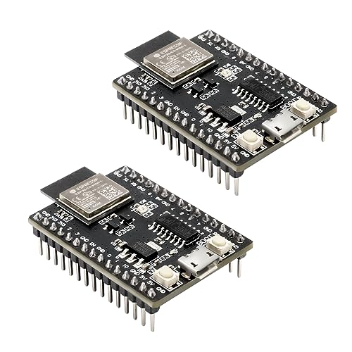 ESP32-C3 ESP32-C3-DevKitM-1 Entwicklungsboard,2 Stücke ESP32-C3 Kernboard 4MB SPI-Flash konfigurieren mit ESP32-C3-MINI-1 Modul WiFi Bluetooth 5.0 Modul von XTVTX