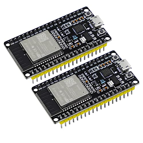 ESP32 Node-MCU Module Entwicklungsplatine 2 Stück ESP32 38 Pins 2,4 GHz Dual Core WLAN WiFi Bluetooth 2102 Chip für Verschiedene Anwendungen von XTVTX