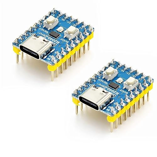 RP2040-Zero mit Pin-Reihe 2 Stücke RP2040-Zero Mini Entwicklungsboard Kompatibel Raspberry-Pi RP2040-Zero Mikrocontroller Entwicklungsboard PICO Motherboard High-Performance Pico-Like MCU Board von XTVTX