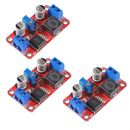 XTVTX 3PCS XL6019 5A Hochleistungsstrom DC zu DC Step-up 5V 6V 12V 24V 3-35V bis 5-40V XL6019 Konverter Einstellbarer Spannungsregler Leistungsmodule Boost-Modul Booster von XTVTX