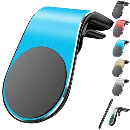 XUANXUANQZ Joyeloo Handyhalterung, Magnethalterung für Handynavigation, L-förmige, drehbare Autohalterung, Universal-Handyhalterung mit Magnet (Blau) von XUANXUANQZ