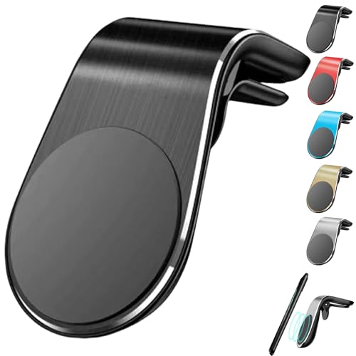 XUANXUANQZ Joyeloo Handyhalterung, Magnethalterung für Handynavigation, L-förmige, drehbare Autohalterung, Universal-Handyhalterung mit Magnet (Schwarz) von XUANXUANQZ