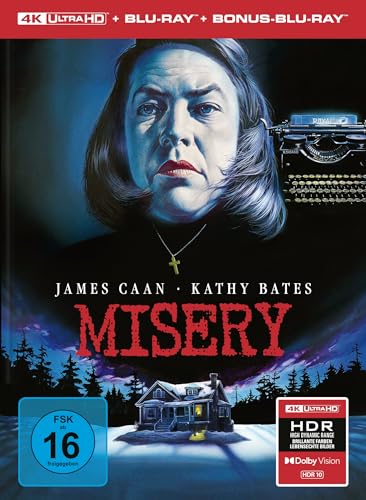 Misery - 3-Disc Limited Collector's Edition im Mediabook (4K Ultra HD + Blu-ray + Bonus-Blu-ray) von XUCS