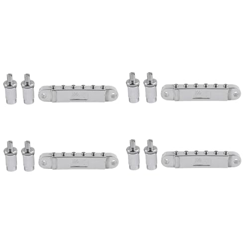 4X Silber Tune-O- E-Roller SattelbrüCke Lp E-GitarrenbrüCke Made im Korea von XUJIAN