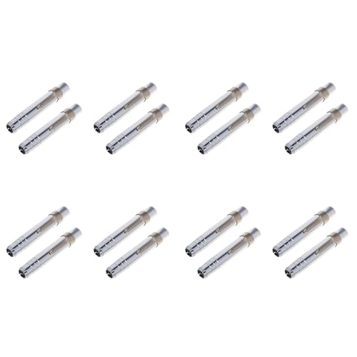 16 PCS Silber Aluminiumlegierung Kreide Keeper Holder von XUJIAN
