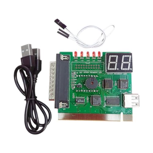 XUJIAN 2-Stellige Bit-PC-Computer-Motherboard-Diagnosekarte USB-PCI-LCD-Fehlercode-Anzeigetester USB-Diagnosekarte, 500451763 von XUJIAN