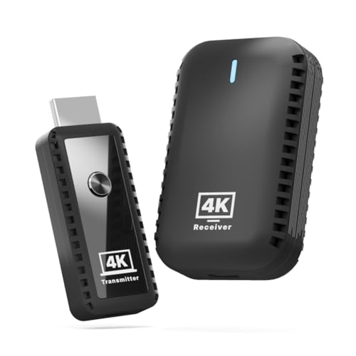 XUJIAN 4K Kabelloser HD-MI-Sender und -Empfänger. Tragbare Plug-and-Play-Full-HD-Box. Keine App oder Bluetooth Erforderlich. XUJIAN 4K Kabelloser HD-MI-Sender und -Empfänger. Tragbare Plug-and-Play-Full-HD-Box. Keine App oder Bluetooth Erforderlich. von XUJIAN