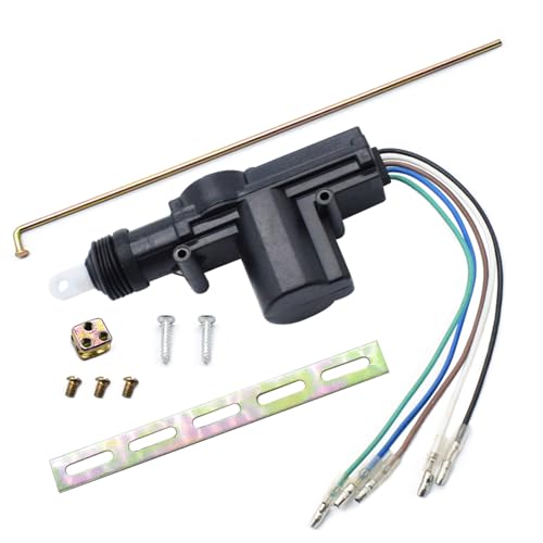 XUKEY Türschloss Stellantrieb 5-Polig Draht 12V Universal Zentralverriegelung Stellmotor Zentrale Tür Verriegelung Betätiger Verschlusssystem Ergänzung Kofferraum Entriegelung für KFZ LKW XUKEY Türschloss Stellantrieb 5-Polig Draht 12V Universal Zentralverriegelung Stellmotor Zentrale Tür Verriegelung Betätiger Verschlusssystem Ergänzung Kofferraum Entriegelung für KFZ LKW von XUKEY