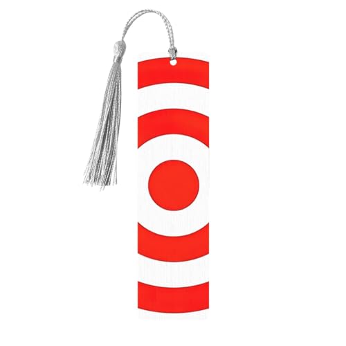 Design Target Print Doppelseitiges bedrucktes Holz-Lesezeichen für Herren und Damen, Lesezeichen, Zubehör, Buchliebhaber Design Target Print Doppelseitiges bedrucktes Holz-Lesezeichen für Herren und Damen, Lesezeichen, Zubehör, Buchliebhaber von XULLZH