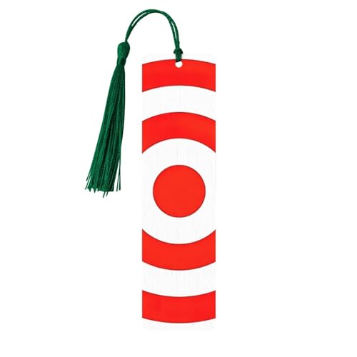 Design Target Print Doppelseitiges bedrucktes Holz-Lesezeichen für Herren und Damen, Lesezeichen, Zubehör, Buchliebhaber Design Target Print Doppelseitiges bedrucktes Holz-Lesezeichen für Herren und Damen, Lesezeichen, Zubehör, Buchliebhaber von XULLZH
