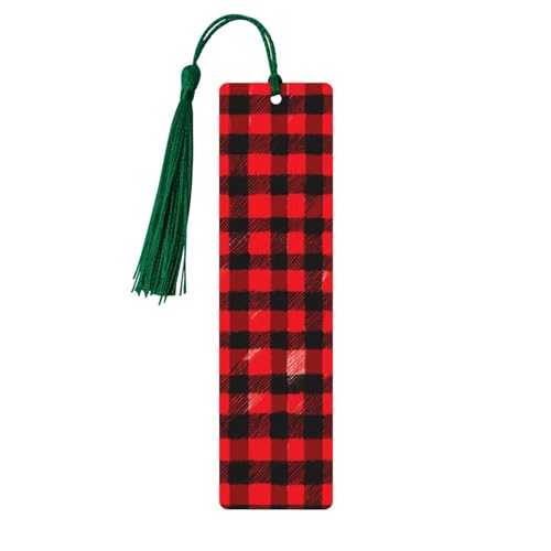 Doppelseitiges bedrucktes Holz-Lesezeichen für Herren und Damen, mit rotem und schwarzem Druck, Lesezeichen, Zubehör, Buchliebhaber Doppelseitiges bedrucktes Holz-Lesezeichen für Herren und Damen, mit rotem und schwarzem Druck, Lesezeichen, Zubehör, Buchliebhaber von XULLZH