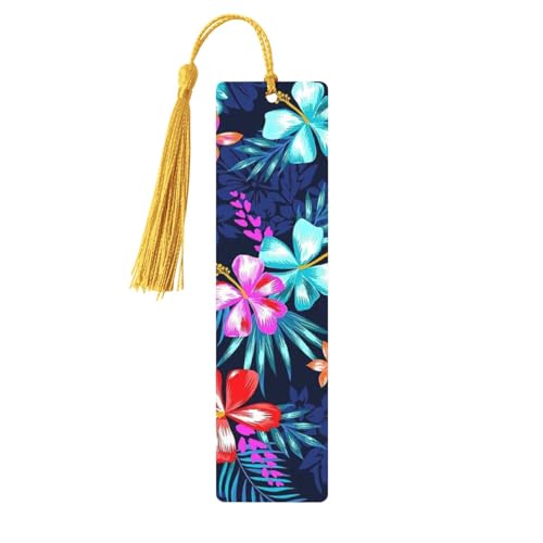 Doppelseitiges bedrucktes Holz-Lesezeichen mit Blumenmuster, für Herren und Damen, Lesezeichen, Zubehör, Buchliebhaber Doppelseitiges bedrucktes Holz-Lesezeichen mit Blumenmuster, für Herren und Damen, Lesezeichen, Zubehör, Buchliebhaber von XULLZH