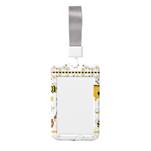 Flying Bees Daisy Honey Print Namensschild Clips Lanyard Strap Card Protector ID Card Badge Holder Work Card Pouch Flying Bees Daisy Honey Print Namensschild Clips Lanyard Strap Card Protector ID Card Badge Holder Work Card Pouch von XULLZH