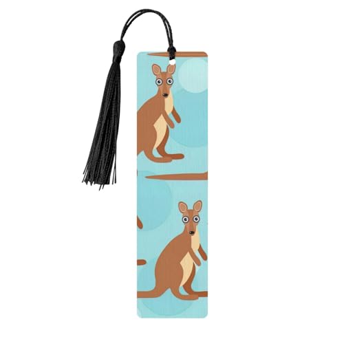 Funny for Kangaroo Zoo Print Double Sided Printed Wooden Bookmark Men Women, Bookmarks Accessories,Book Lovers Funny for Kangaroo Zoo Print Double Sided Printed Wooden Bookmark Men Women, Bookmarks Accessories,Book Lovers von XULLZH