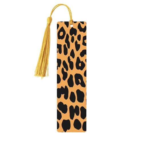 Giraffen-Druck, doppelseitig, bedrucktes Holz-Lesezeichen für Herren und Damen, Lesezeichen, Zubehör, Buchliebhaber Giraffen-Druck, doppelseitig, bedrucktes Holz-Lesezeichen für Herren und Damen, Lesezeichen, Zubehör, Buchliebhaber von XULLZH