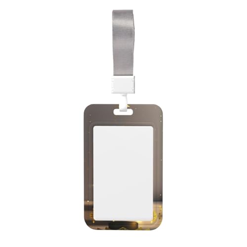 Goldener Glitzer-Weihnachtsbaum-Aufdruck, Namensschild-Clips, Schlüsselband, Kartenschutz, Ausweishalter, Arbeitskartentasche Goldener Glitzer-Weihnachtsbaum-Aufdruck, Namensschild-Clips, Schlüsselband, Kartenschutz, Ausweishalter, Arbeitskartentasche von XULLZH