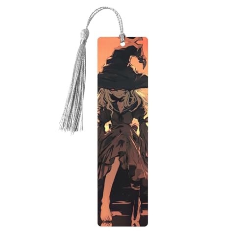 Halloween-Horror-Druck, doppelseitig, bedrucktes Holz-Lesezeichen für Herren und Damen, Lesezeichen, Zubehör, Buchliebhaber Halloween-Horror-Druck, doppelseitig, bedrucktes Holz-Lesezeichen für Herren und Damen, Lesezeichen, Zubehör, Buchliebhaber von XULLZH