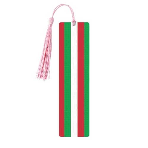 Italien-Flagge, doppelseitig, bedrucktes Holz-Lesezeichen, für Herren und Damen, Lesezeichen, Zubehör, Buchliebhaber Italien-Flagge, doppelseitig, bedrucktes Holz-Lesezeichen, für Herren und Damen, Lesezeichen, Zubehör, Buchliebhaber von XULLZH