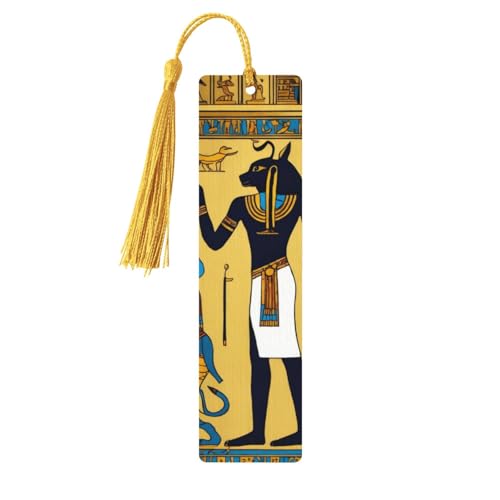 Lesezeichen aus Holz, Motiv: antikes Ägypten, doppelseitig, bedruckt, für Herren und Damen, Lesezeichen, Zubehör, Buchliebhaber Lesezeichen aus Holz, Motiv: antikes Ägypten, doppelseitig, bedruckt, für Herren und Damen, Lesezeichen, Zubehör, Buchliebhaber von XULLZH