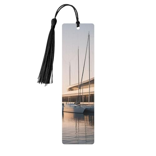 Lesezeichen für Herren und Damen, Golf-/Yachtclub-Aufdruck, doppelseitig, bedruckt, Lesezeichen, Zubehör, Buchliebhaber Lesezeichen für Herren und Damen, Golf-/Yachtclub-Aufdruck, doppelseitig, bedruckt, Lesezeichen, Zubehör, Buchliebhaber von XULLZH