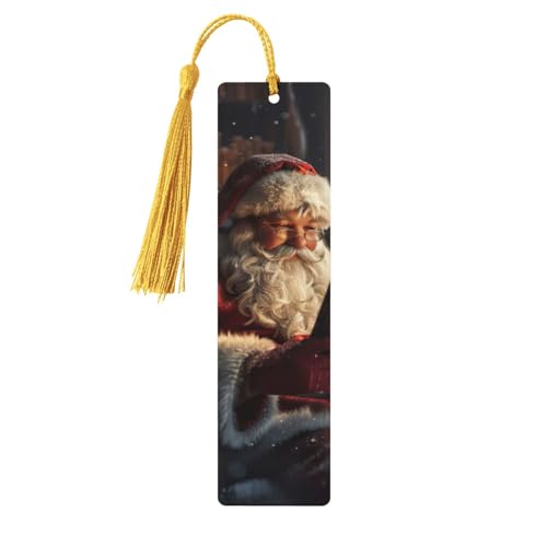 Lesezeichen mit Aufschrift "Merry Christmas", doppelseitig, bedruckt, für Herren und Damen, Lesezeichen, Zubehör, Buchliebhaber Lesezeichen mit Aufschrift "Merry Christmas", doppelseitig, bedruckt, für Herren und Damen, Lesezeichen, Zubehör, Buchliebhaber von XULLZH