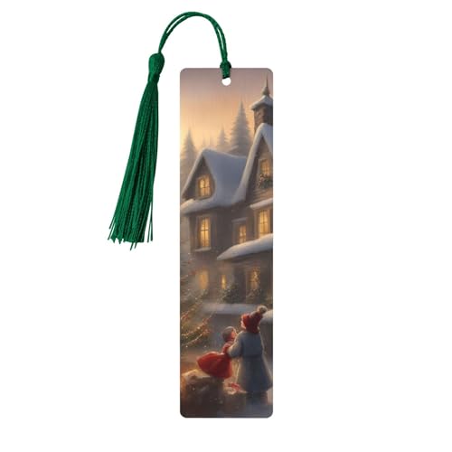 Lesezeichen mit Aufschrift "Merry Christmas", doppelseitig, bedruckt, für Herren und Damen, Lesezeichen, Zubehör, Buchliebhaber Lesezeichen mit Aufschrift "Merry Christmas", doppelseitig, bedruckt, für Herren und Damen, Lesezeichen, Zubehör, Buchliebhaber von XULLZH