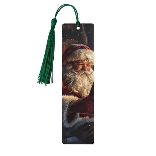 Lesezeichen mit Aufschrift "Merry Christmas", doppelseitig, bedruckt, für Herren und Damen, Lesezeichen, Zubehör, Buchliebhaber Lesezeichen mit Aufschrift "Merry Christmas", doppelseitig, bedruckt, für Herren und Damen, Lesezeichen, Zubehör, Buchliebhaber von XULLZH