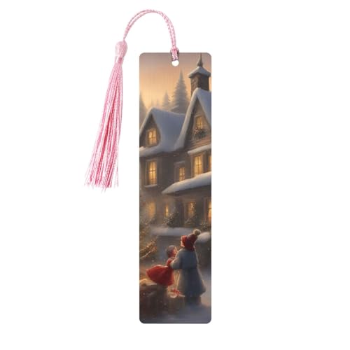 Lesezeichen mit Aufschrift "Merry Christmas", doppelseitig, bedruckt, für Herren und Damen, Lesezeichen, Zubehör, Buchliebhaber Lesezeichen mit Aufschrift "Merry Christmas", doppelseitig, bedruckt, für Herren und Damen, Lesezeichen, Zubehör, Buchliebhaber von XULLZH