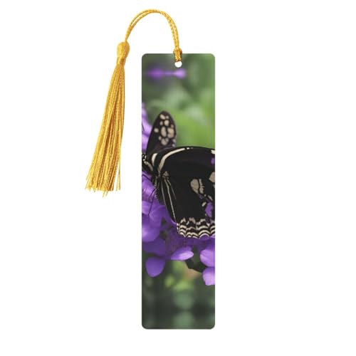 Lesezeichen mit Blumen- und Schmetterlings-Druck, doppelseitig, bedruckt, für Herren und Damen, Lesezeichen, Zubehör, Buchliebhaber Lesezeichen mit Blumen- und Schmetterlings-Druck, doppelseitig, bedruckt, für Herren und Damen, Lesezeichen, Zubehör, Buchliebhaber von XULLZH