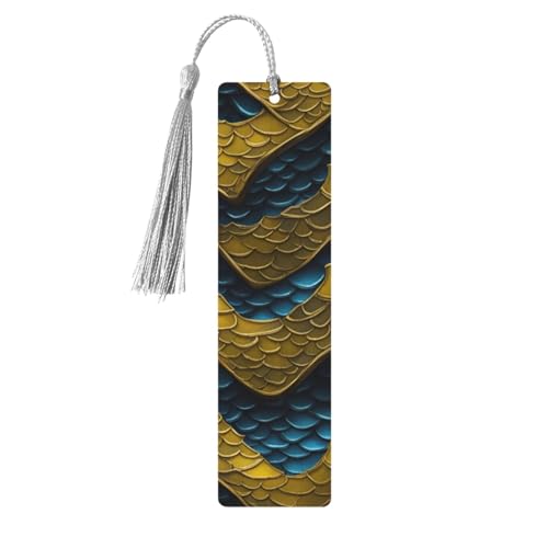 Lesezeichen mit Drachen-Schuppen-Druck, doppelseitig bedruckt, für Herren und Damen, Lesezeichen, Zubehör, Buchliebhaber Lesezeichen mit Drachen-Schuppen-Druck, doppelseitig bedruckt, für Herren und Damen, Lesezeichen, Zubehör, Buchliebhaber von XULLZH