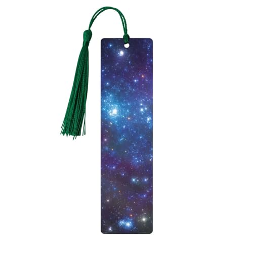 Lesezeichen mit Galaxie-Druck, doppelseitig bedruckt, aus Holz, für Herren und Damen, Lesezeichen, Zubehör, Buchliebhaber Lesezeichen mit Galaxie-Druck, doppelseitig bedruckt, aus Holz, für Herren und Damen, Lesezeichen, Zubehör, Buchliebhaber von XULLZH