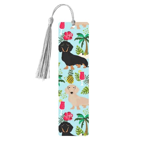 Lesezeichen mit Hunde-Ananas-Druck, doppelseitig bedruckt, für Herren und Damen, Lesezeichen, Zubehör, Buchliebhaber Lesezeichen mit Hunde-Ananas-Druck, doppelseitig bedruckt, für Herren und Damen, Lesezeichen, Zubehör, Buchliebhaber von XULLZH