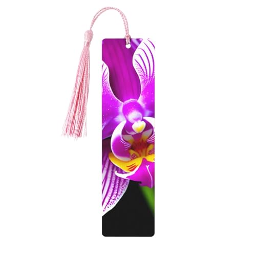 Lesezeichen mit Orchideen-Blumendruck, doppelseitig, bedruckt, für Herren und Damen, Lesezeichen, Zubehör, Buchliebhaber Lesezeichen mit Orchideen-Blumendruck, doppelseitig, bedruckt, für Herren und Damen, Lesezeichen, Zubehör, Buchliebhaber von XULLZH