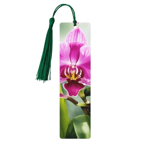 Lesezeichen mit Orchideen-Druck, doppelseitig, bedruckt, für Herren und Damen, Lesezeichen, Zubehör, Buchliebhaber Lesezeichen mit Orchideen-Druck, doppelseitig, bedruckt, für Herren und Damen, Lesezeichen, Zubehör, Buchliebhaber von XULLZH