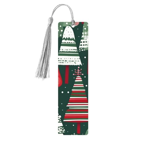 Lesezeichen mit Weihnachtsbäumen-Druck, doppelseitig, bedrucktes Holz-Lesezeichen für Herren und Damen, Lesezeichen, Zubehör, Buchliebhaber Lesezeichen mit Weihnachtsbäumen-Druck, doppelseitig, bedrucktes Holz-Lesezeichen für Herren und Damen, Lesezeichen, Zubehör, Buchliebhaber von XULLZH