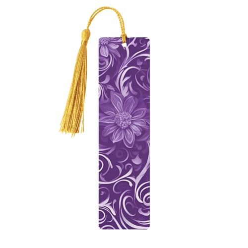 Lesezeichen mit floralem Efeu-Druck, doppelseitig, bedruckt, für Herren und Damen, Lesezeichen, Zubehör, Buchliebhaber Lesezeichen mit floralem Efeu-Druck, doppelseitig, bedruckt, für Herren und Damen, Lesezeichen, Zubehör, Buchliebhaber von XULLZH