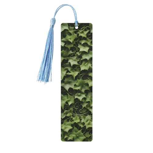 Lesezeichen mit floralem Efeu-Druck, doppelseitig, bedruckt, für Herren und Damen, Lesezeichen, Zubehör, Buchliebhaber Lesezeichen mit floralem Efeu-Druck, doppelseitig, bedruckt, für Herren und Damen, Lesezeichen, Zubehör, Buchliebhaber von XULLZH