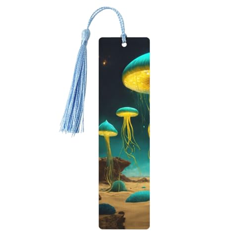 Lesezeichen mit magischem Pilz-Druck, doppelseitig, bedruckt, für Herren und Damen, Lesezeichen, Zubehör, Buchliebhaber Lesezeichen mit magischem Pilz-Druck, doppelseitig, bedruckt, für Herren und Damen, Lesezeichen, Zubehör, Buchliebhaber von XULLZH