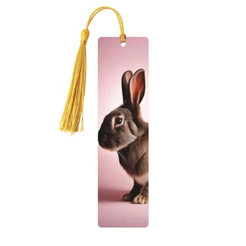 Lesezeichen mit niedlichem Hasen-Druck, doppelseitig bedruckt, für Herren und Damen, Lesezeichen, Zubehör, Buchliebhaber Lesezeichen mit niedlichem Hasen-Druck, doppelseitig bedruckt, für Herren und Damen, Lesezeichen, Zubehör, Buchliebhaber von XULLZH