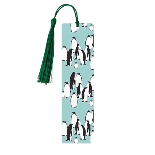 Lesezeichen mit niedlichem Pinguin-Druck, doppelseitig bedruckt, für Herren und Damen, Lesezeichen, Zubehör, Buchliebhaber Lesezeichen mit niedlichem Pinguin-Druck, doppelseitig bedruckt, für Herren und Damen, Lesezeichen, Zubehör, Buchliebhaber von XULLZH