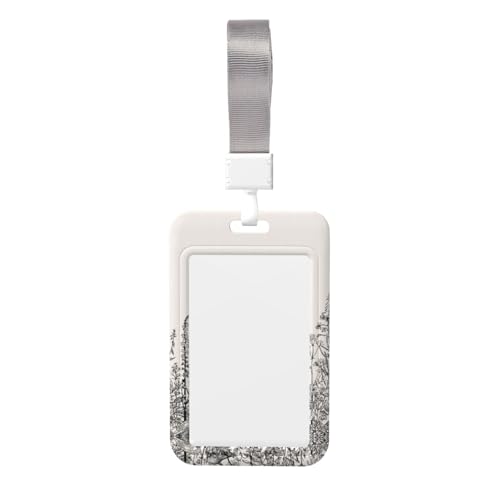 Namensschild-Clips, Umhängeband, Kartenschutz, Ausweishalter, Arbeitskartentasche mit Blumenkräutern, Botanische Gravur Namensschild-Clips, Umhängeband, Kartenschutz, Ausweishalter, Arbeitskartentasche mit Blumenkräutern, Botanische Gravur von XULLZH